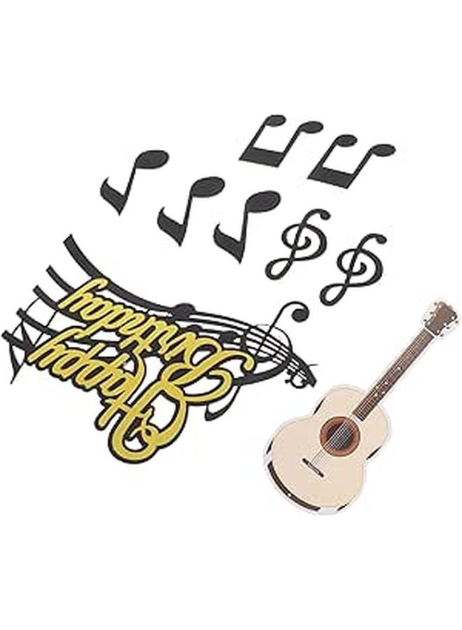 24 Pcs Music Note Cupcake Toppers For Birthday Party Decorations - Image 1