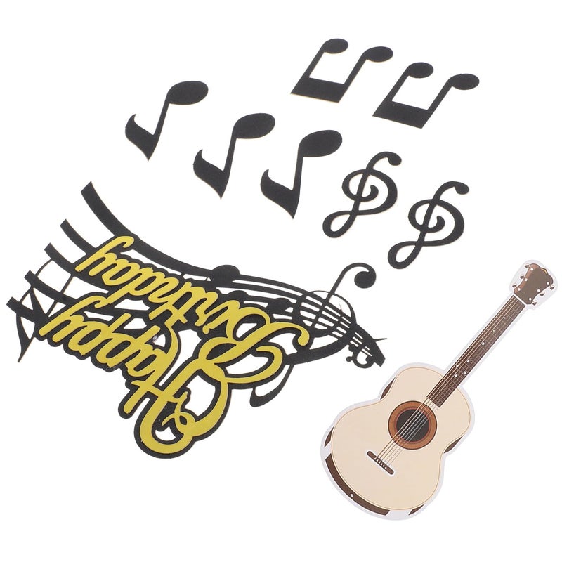 24 Pcs Music Note Cupcake Toppers For Birthday Party Decorations - Image 2
