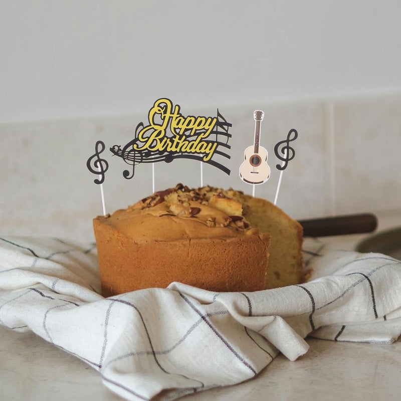 24 Pcs Music Note Cupcake Toppers For Birthday Party Decorations - Image 5