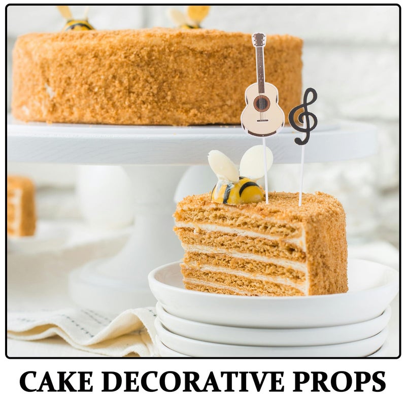 24 Pcs Music Note Cupcake Toppers For Birthday Party Decorations - Image 4
