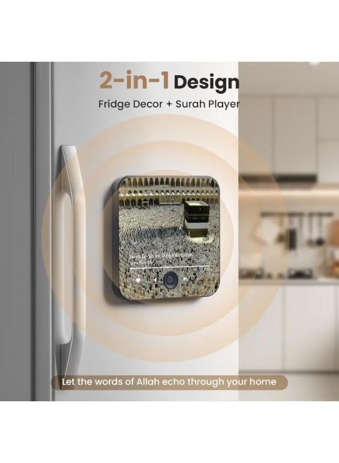 Islamic Quran Speaker Fridge Decor with Surah & Zikr Option, USB-C Charging - Image 2