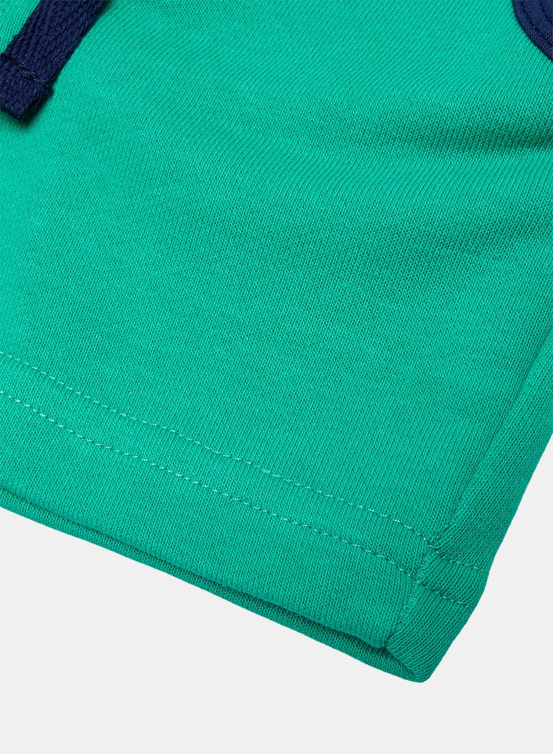 Panco Baby Boys HAVE SOME FUN Contrast Color Detailed Shorts - Image 4