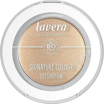 lavera ظلال عيون لافيرا بتوقيع اللون الذهب اللامع 08 إصدار لون مكثف ثبات طويل جداً سهل الدمج مستحضرات تجميل نباتية طبيعية 2غ - Image 1