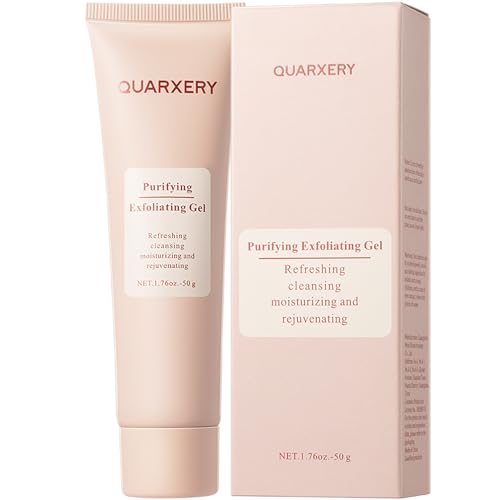 QUARXERY جل تقشير كواركسي - منظف وجه وجسم لطيف، مكونات طبيعية، رائحة الحمضيات، تنظيف عميق لجميع أنواع البشرة - Image 1