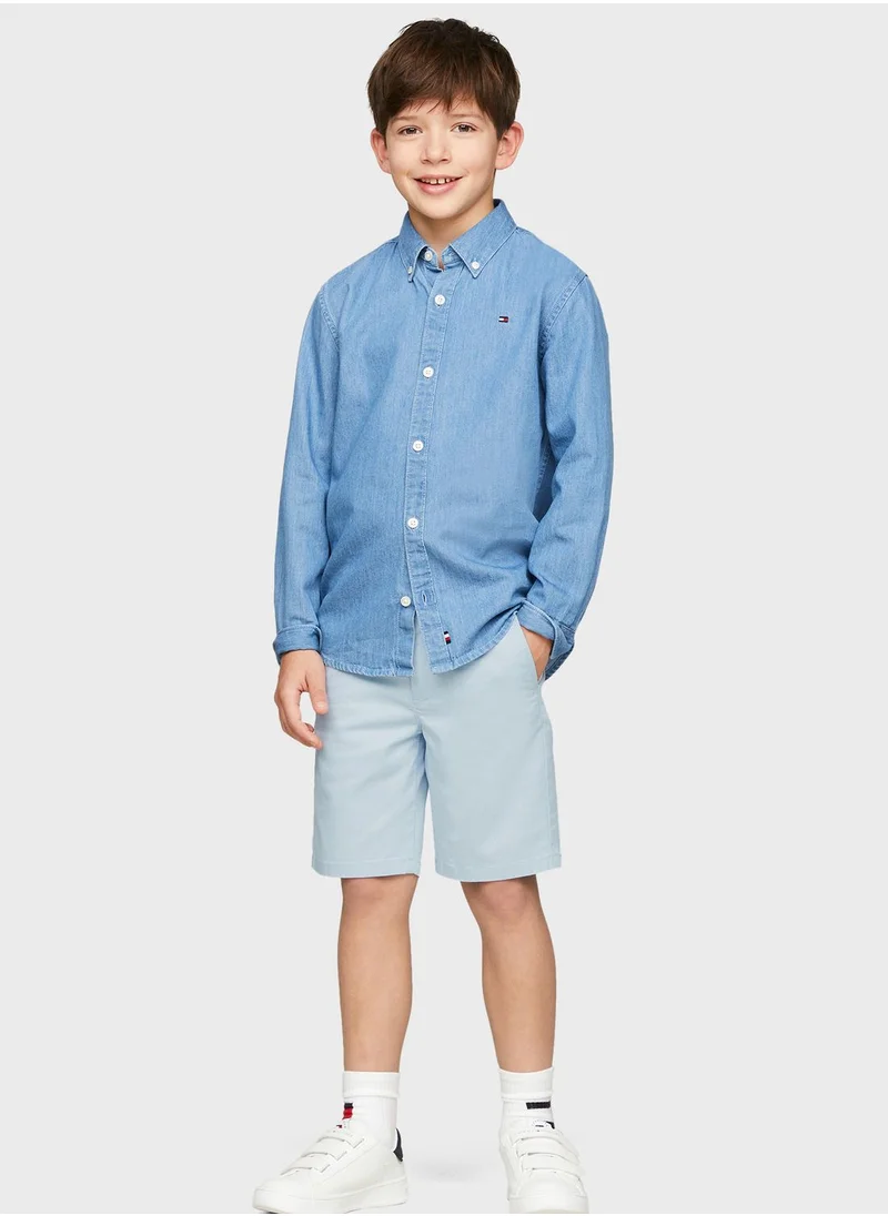 TOMMY HILFIGER Kids Essential Chino Shorts