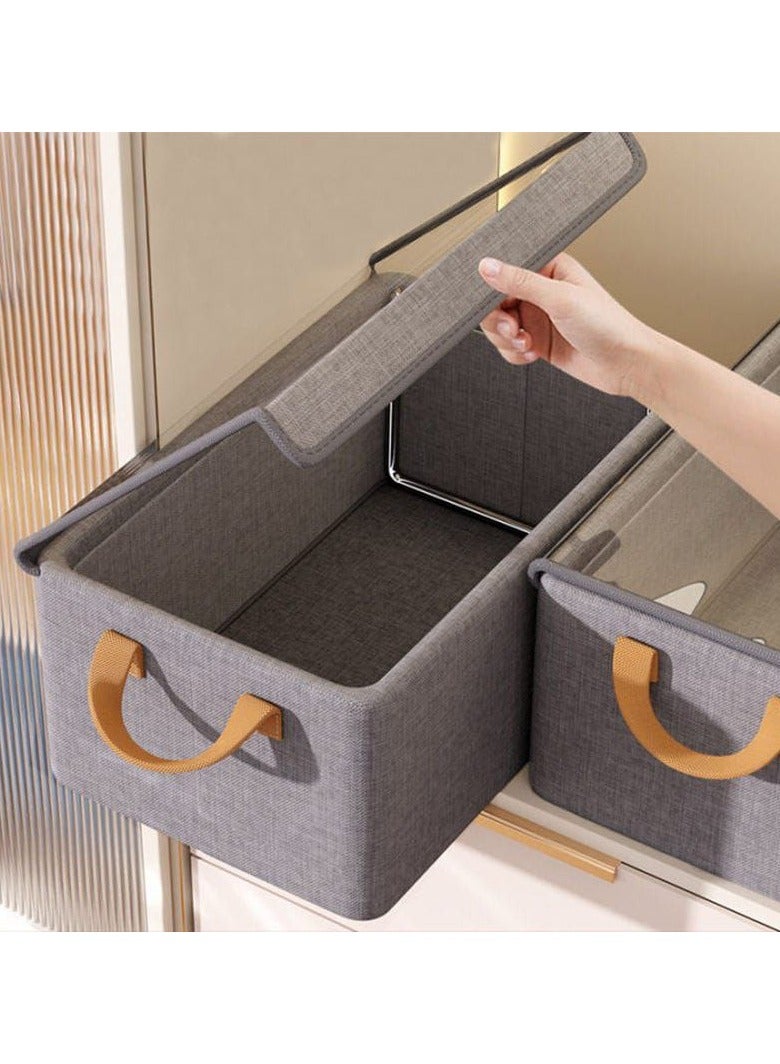 Clothes and belongings organizer box - with metal cover-ML - Image 3