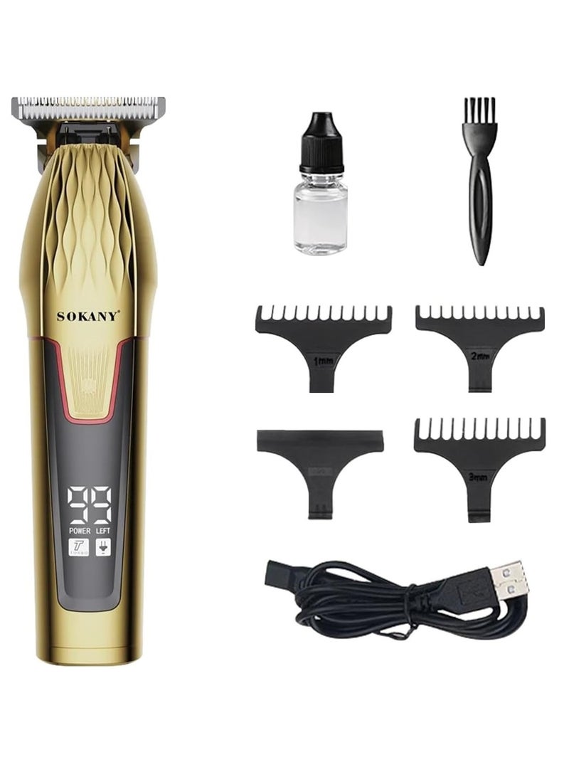 ماكينة الحلاقة الإحترافيه Sokany SK-LF-9933 بشاشة ديجيتال تعمل حتي 4 ساعات متواصلين و سرعتين تيربو - Image 1