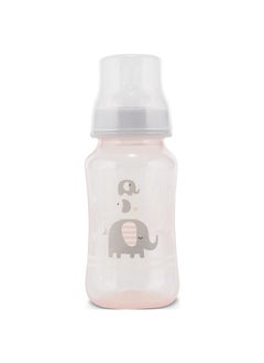 Cudlie Premium 2-Pack Baby Bottles - 11 Ounce, Hourglass Shape, Fun Boys and Girls Prints, Clear Cover - BPA-Free  - Image 4