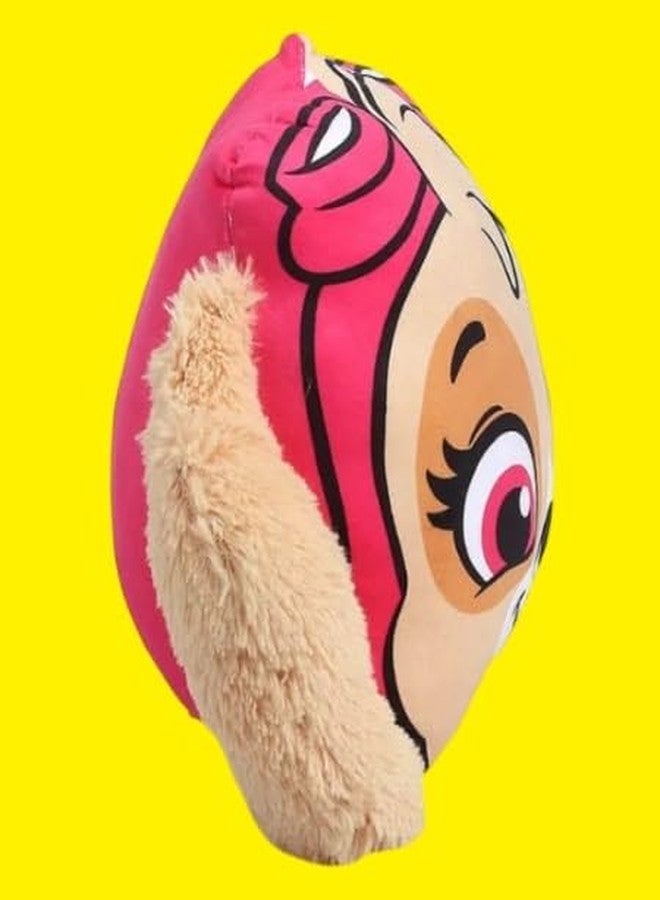 STRIDERS Skye Face Cushion Plush | Huggable Paw Patrol Soft Toy Pillow | Adorable Collectible Cushion Plush Gift for Kids & Fans | Cute Puppy Character Decor | 42cm - Image 2