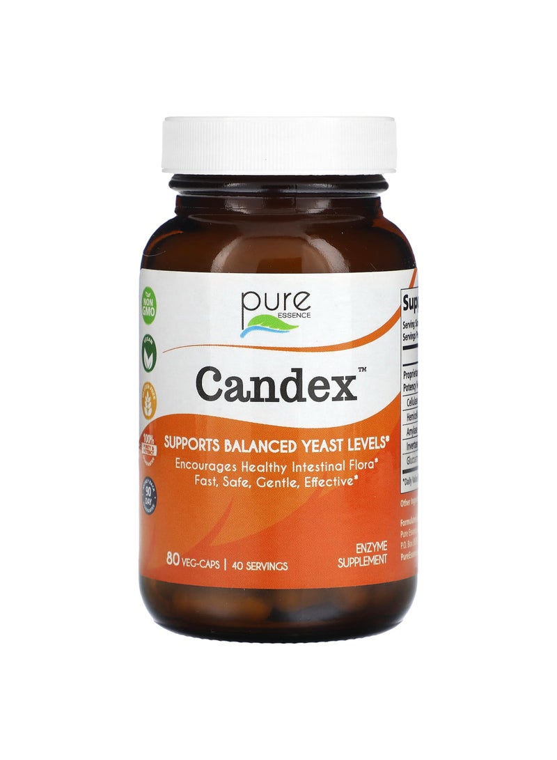 Pure Essence Candex, 80 Veg-Caps
