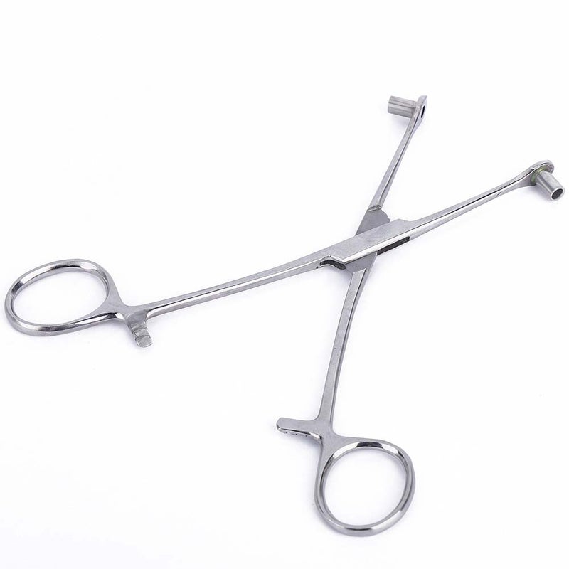 Body Piercing Tool: Stainless Steel Forceps Clamp - Comfortable Grip With Staggered Teeth, Effort-Saving, High Temperature Sterilizable for Professional Piercing Artists & At-Home Use - Image 3