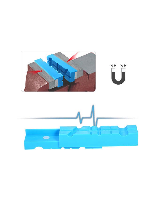 نيبمينينت مشابك فك ميليينج فايز مع وسادة مغناطيسية مصنوعة من النايلون أزرق 5.51x1.25x0.98بوصة - Image 4