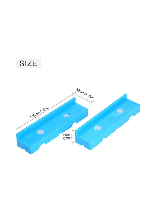 نيبمينينت مشابك فك ميليينج فايز مع وسادة مغناطيسية مصنوعة من النايلون أزرق 5.51x1.25x0.98بوصة - Image 2