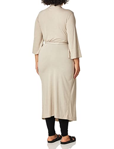 Natori Women's Shangri-la Solid Knit Robe, Cashmere, Small - Image 2