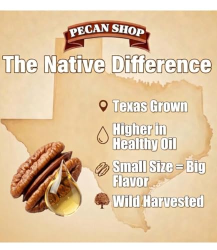 Pecan Shop Raw Unpasteurized Shelled Texas Native Pecans WildHarvested and Tested PesticideFree Pecan Halves in OxygenBarrier Bag for Peak Freshness  2 lb - Image 5