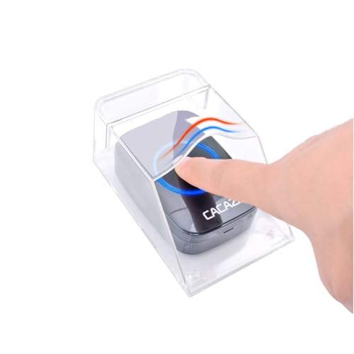 Zbdroxygen Waterproof Switch Box for Outdoor, Transparent Door Bell Cover for Rain Protection, Weatherproof Door Bell Switch Cover for Rain, Snow and Dust, Suitable for Apartments and Homes - Image 1
