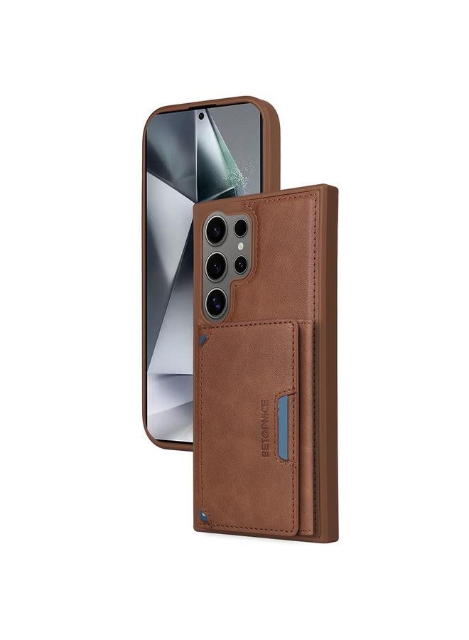 erorex Case For Samsung Galaxy S24 Ultra 5G Horizontal Flip Detachable MagSafe Wallet Phone Case - Image 1