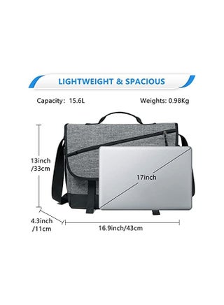 Messenger Bag for Men, Fashion 15-17in Laptop Crossbody Shoulder Bag Water Resistant Satchel Briefcase for Women, Work, School - pzsku/Z75578D3DDC4D75820122Z/45/_/1727169087/f14ef732-246d-4b6a-9974-228304296c2d