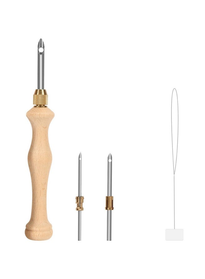 Pllieay Punch Needle, Wooden Punch Needle Tool, Adjustable Embroidery Punch Needle Tool For Punch Needle, Diy Craft Stitching - Image 1