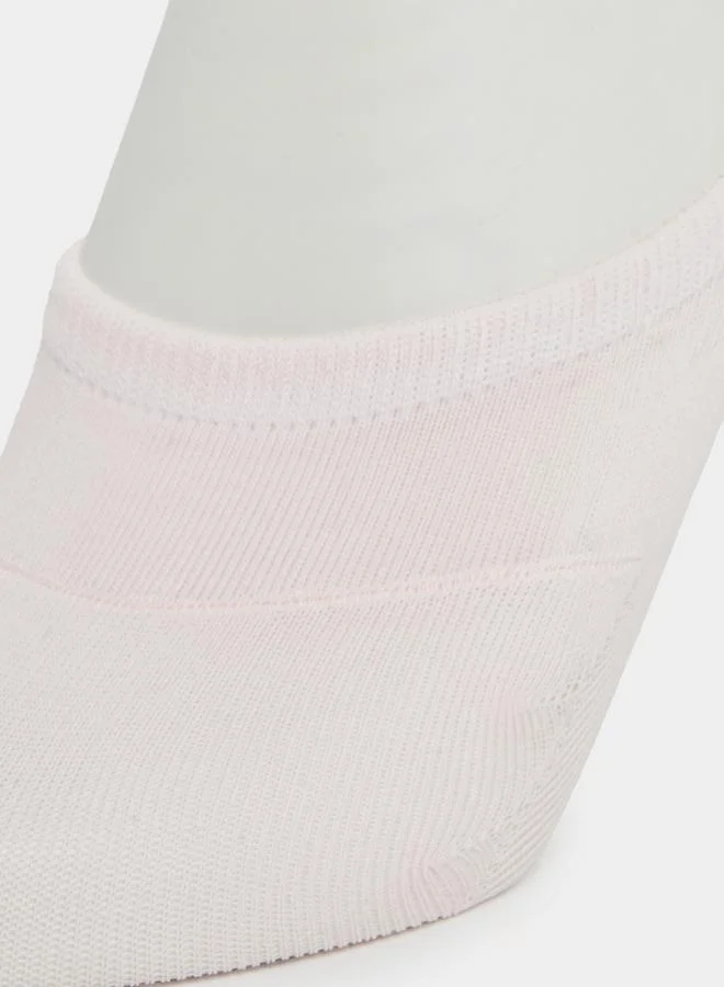 ستايلي Styli Pack of 3 - Solid Shoe Liner Socks