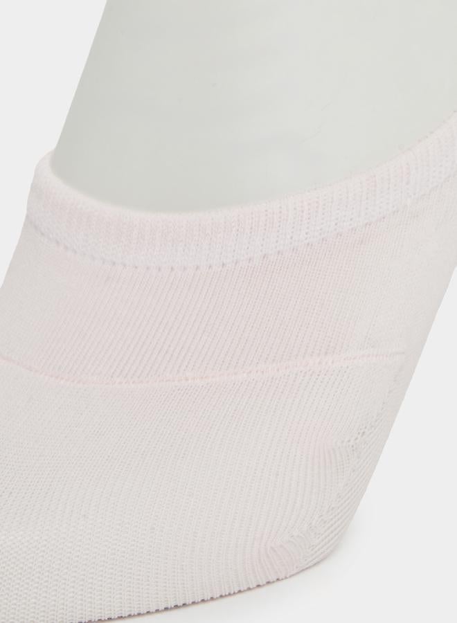 ستايلي عبوة من 3 - جوارب بطانة حذاء سادة - Image 2