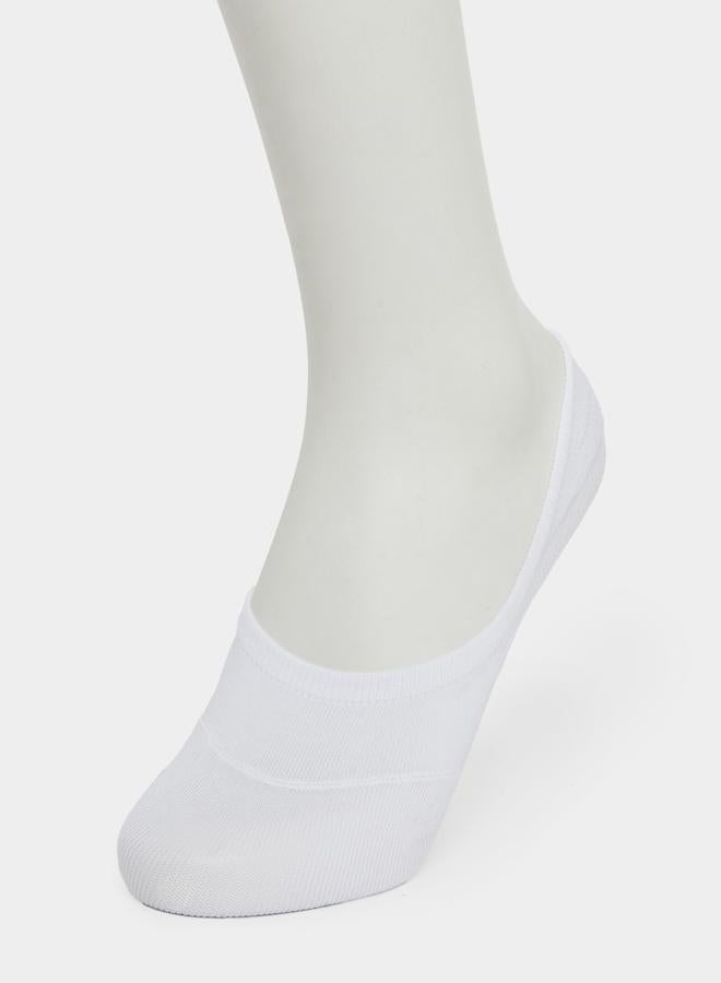 ستايلي عبوة من 3 - جوارب بطانة حذاء سادة - Image 5