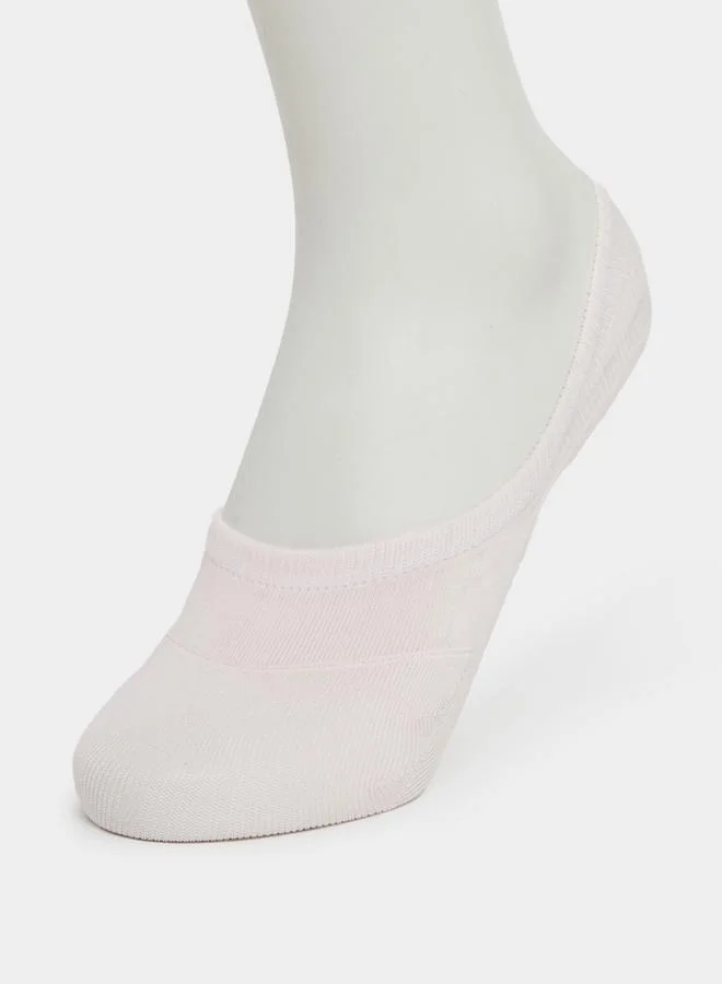 ستايلي Styli Pack of 3 - Solid Shoe Liner Socks