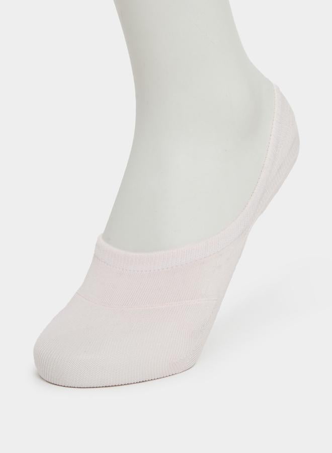 ستايلي عبوة من 3 - جوارب بطانة حذاء سادة - Image 1