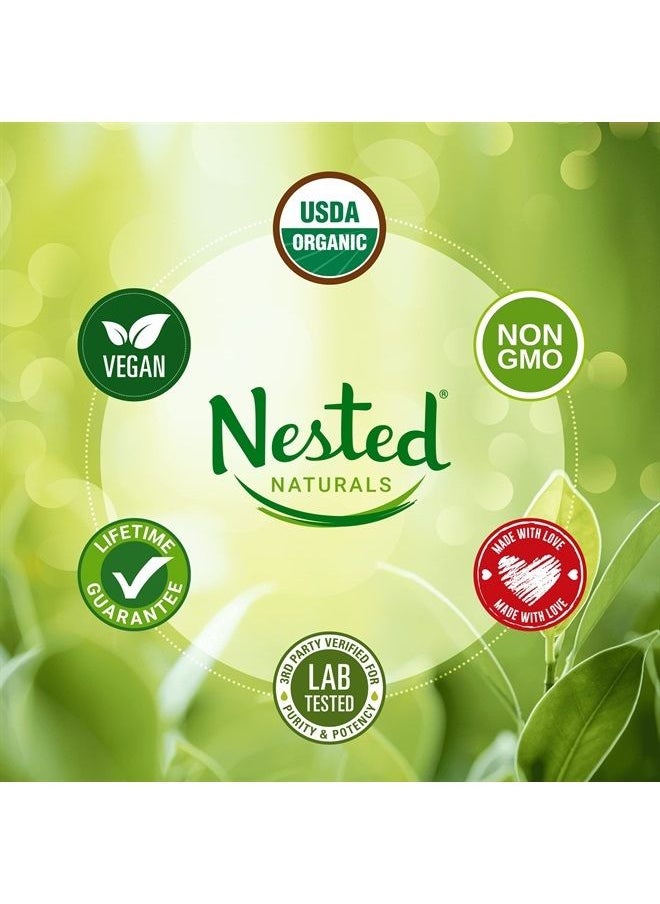 Nested Naturals - Vegan Omega-3 DHA Supplement | Plant Based Omega 3+6 Fatty Acids | More Absorbable, Improved Formula | Supports Heart, Brain, Joint Health | Fish Oil Alternative - No Fishy Burps - Image 1