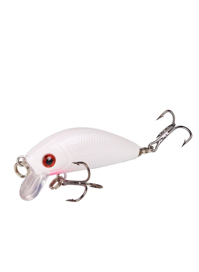 Loquat 4.2g Artificial Fishing Lure Hard Crank Bait Wobbler Tackle with Hook 50*10*13mm