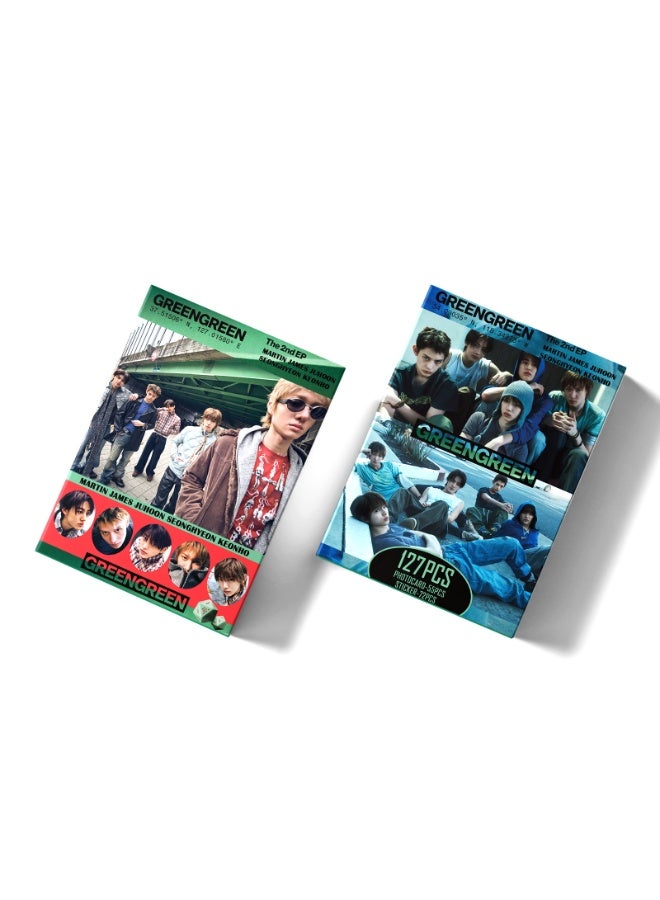 Harse 127Pcs CORTIS New Album GREENGREEN Lomo Cards and Stickers - Image 5