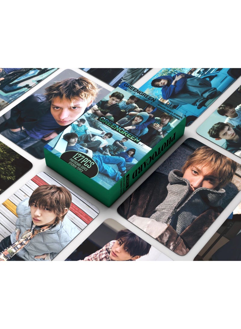 Harse 127Pcs CORTIS New Album GREENGREEN Lomo Cards and Stickers - Image 1