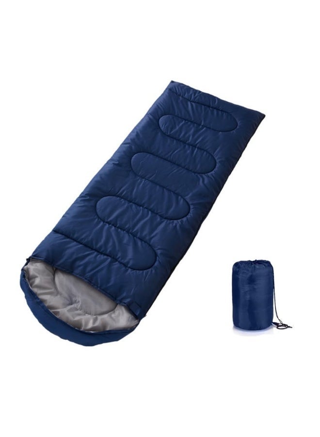 MostNow Camping Sleeping Bag, Lightweight Packable Waterproof Camping Gear Equipment to Keep Warm for Spring Summer Fall Indoor Outdoor Backpacking Hiking Travel (Blue) - Image 1