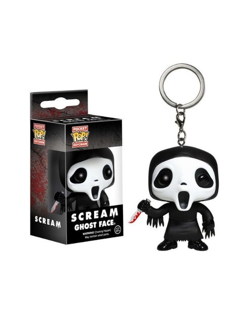 Pop Screaming Ghost Face Keychain