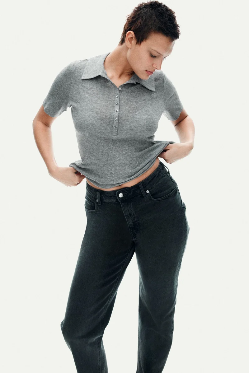 H&M Fitted polo shirt