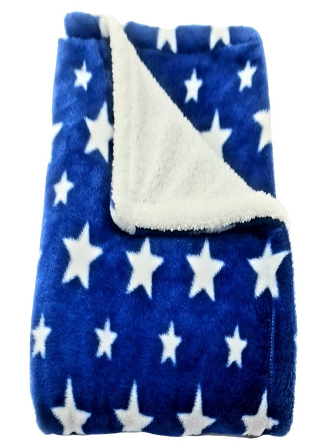 First Kick بطانية First Kick للأطفال حديثي الولادة، عبوة من غطاء متين من البوليستر، تُستخدم أيضًا كغطاء لسرير الأطفال، مناسبة للأولاد والبنات، 107 سم × 85 سم، من عمر 0 إلى 12 شهرًا، لون أزرق داكن - Image 3