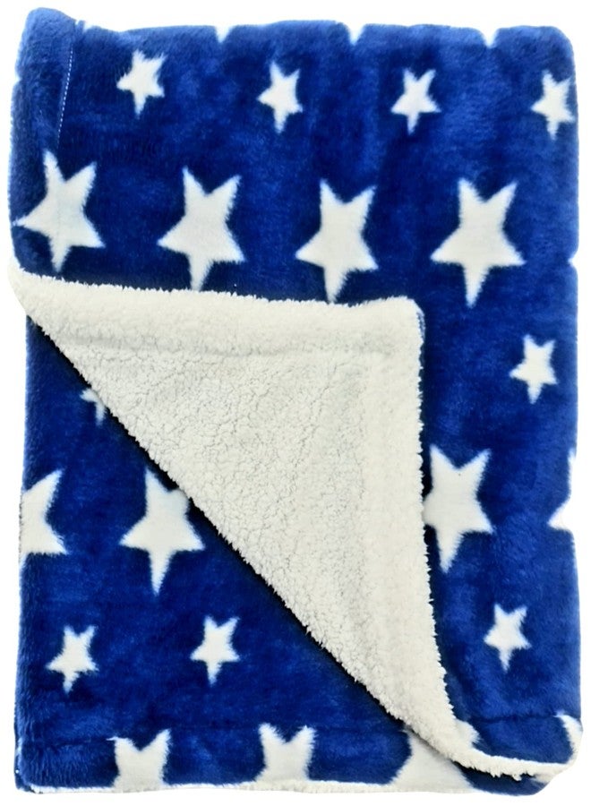 First Kick بطانية First Kick للأطفال حديثي الولادة، عبوة من غطاء متين من البوليستر، تُستخدم أيضًا كغطاء لسرير الأطفال، مناسبة للأولاد والبنات، 107 سم × 85 سم، من عمر 0 إلى 12 شهرًا، لون أزرق داكن - Image 2