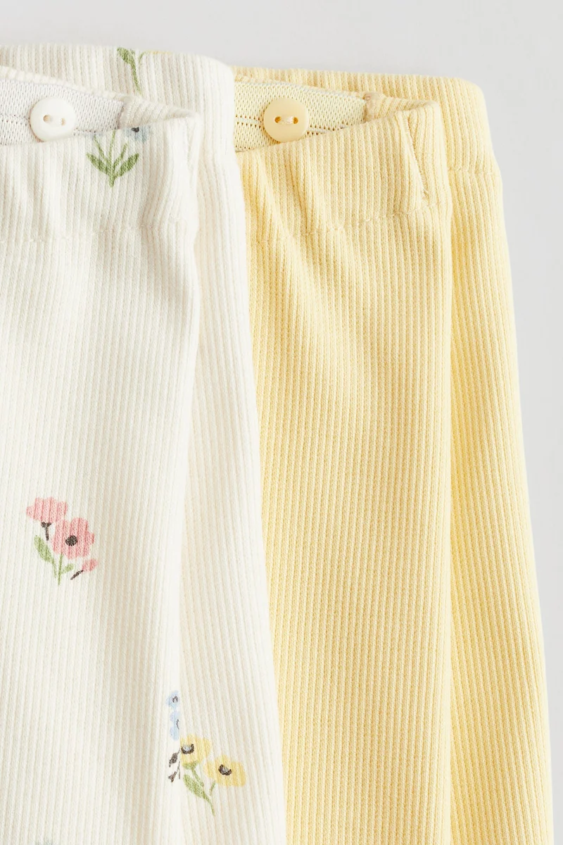 H&M 2-pack ribbed cycling shorts