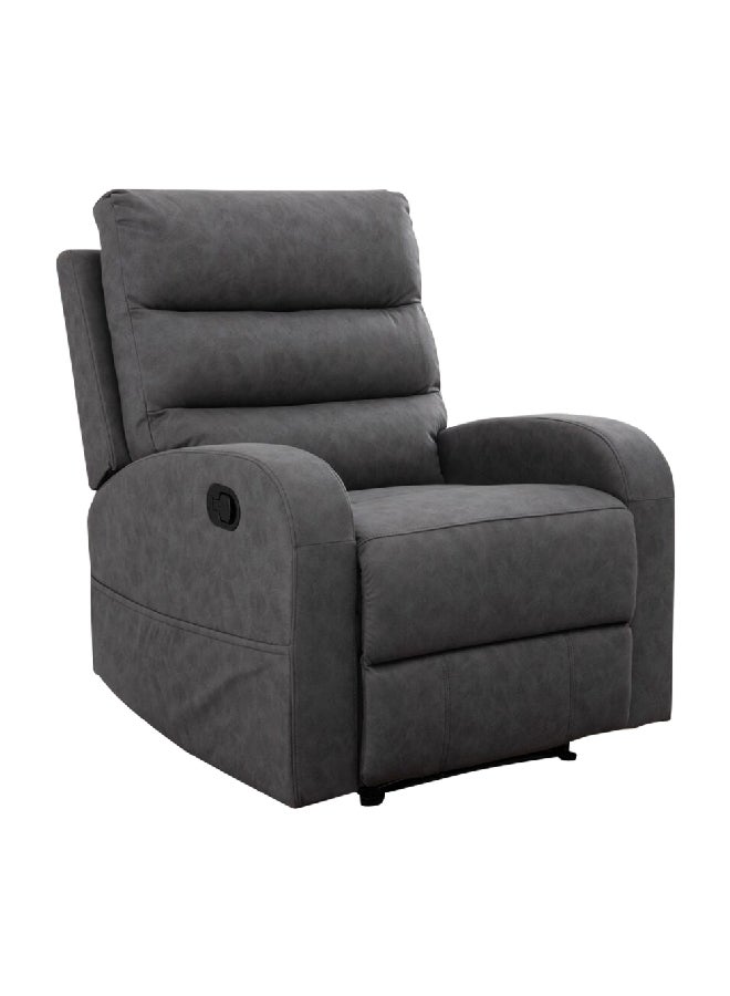Micasa Elegant And Modern Design Manual Recliner Chair Dark Grey 102.5 X 84 X 85 Cm Sx-81407 Grey - Image 1