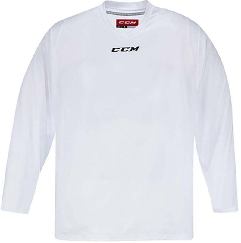 CCM 5000 Series Hockey Practice Jersey - Senior - White, Goalie - Image 1