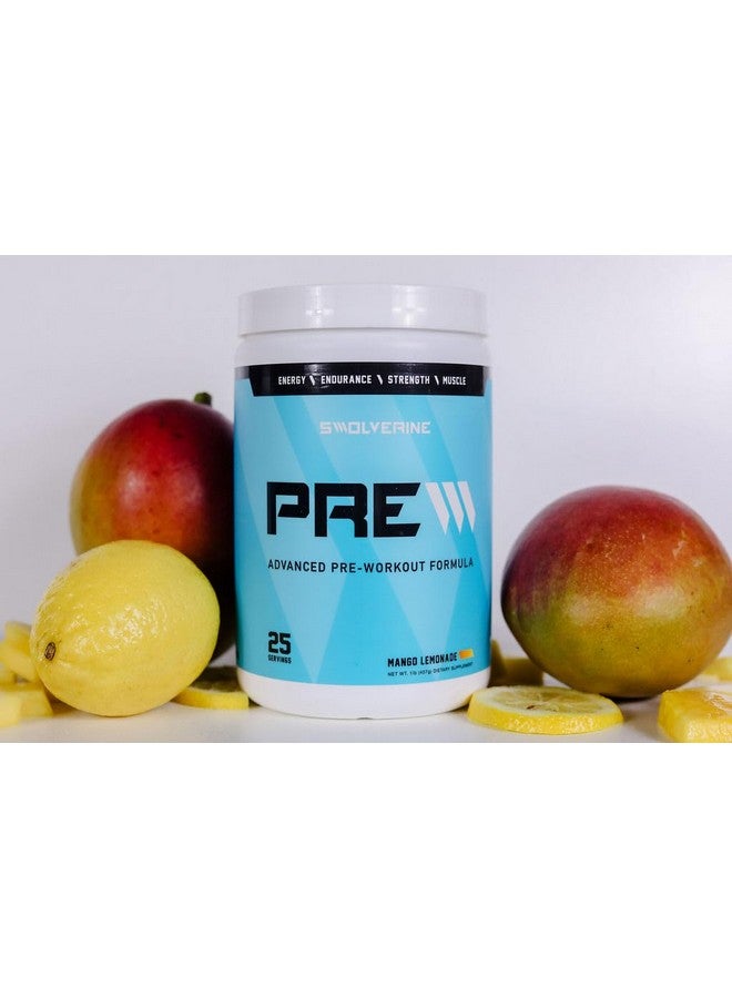 Swolverine Pre-Workout | Citrulline Malate, Carnosyn Beta Alanine, Carnitine, Ginseng, Pomegranate, Betaine, Coconut Water Endurance, Energy, Strength, Vegan, Gluten Free, Non-Gmo (25 Servings) - Image 2