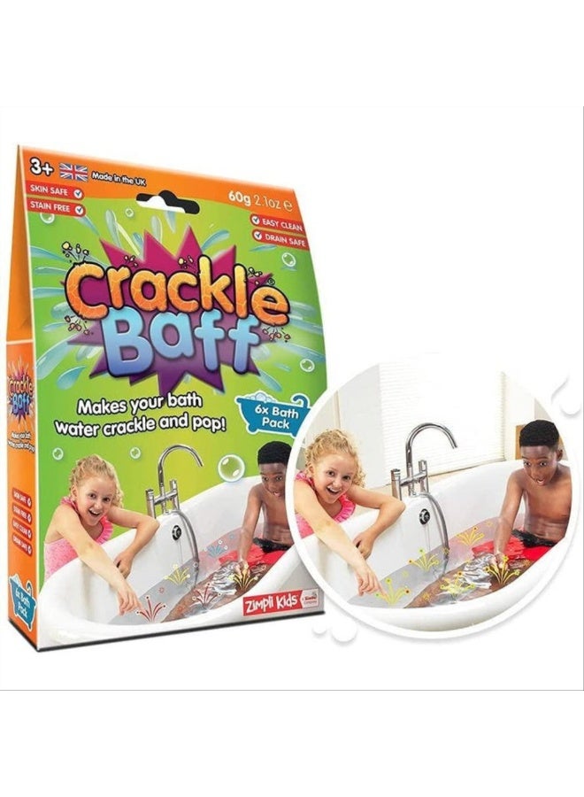 Zimpli Kids Crackle Baff Colours Bath Powder 6-Pack (60g) - Image 2