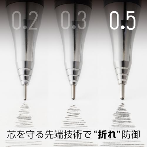 Pentel Core Not Break Mechanical Pencil, Soda Blue (XPP505-GS) - Image 2