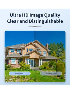 Generic 4G & Wi-Fi Two Modes of Internet Access Multi-lens 4K/5MP Solar Powered PTZ Camera 360° View Video Surveillance System, Motion Detection, Full-Color Night Vision, 2-Way Audio, Pan Tilt, Cloud Storage With 128G memory card  - Image 5