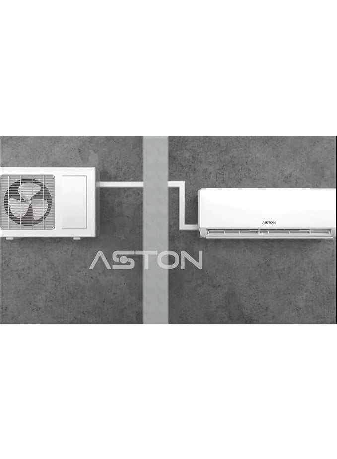 أستون استون  مكيف اسبليت 1.5 طن / 18000 وحدة بارد واي فاي / ضمان الوكيل سنتين شامل / 5 سنوات علي الكمبروسور ASSAC18TL6 - Image 3