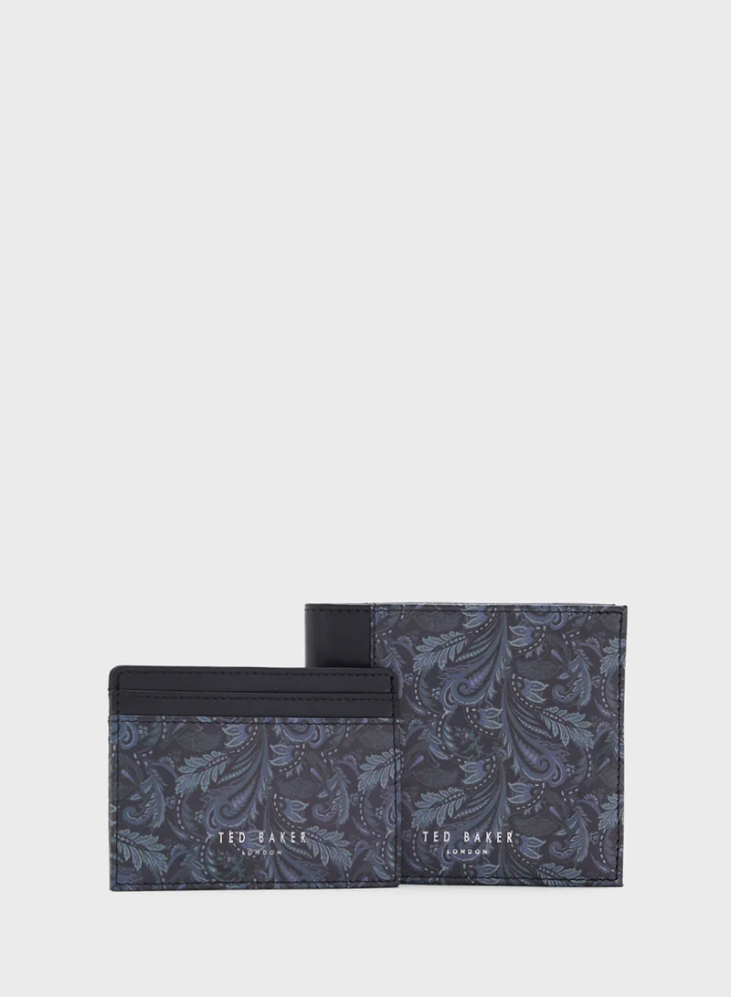Ted Baker Printed Wallet & Cardholder Set