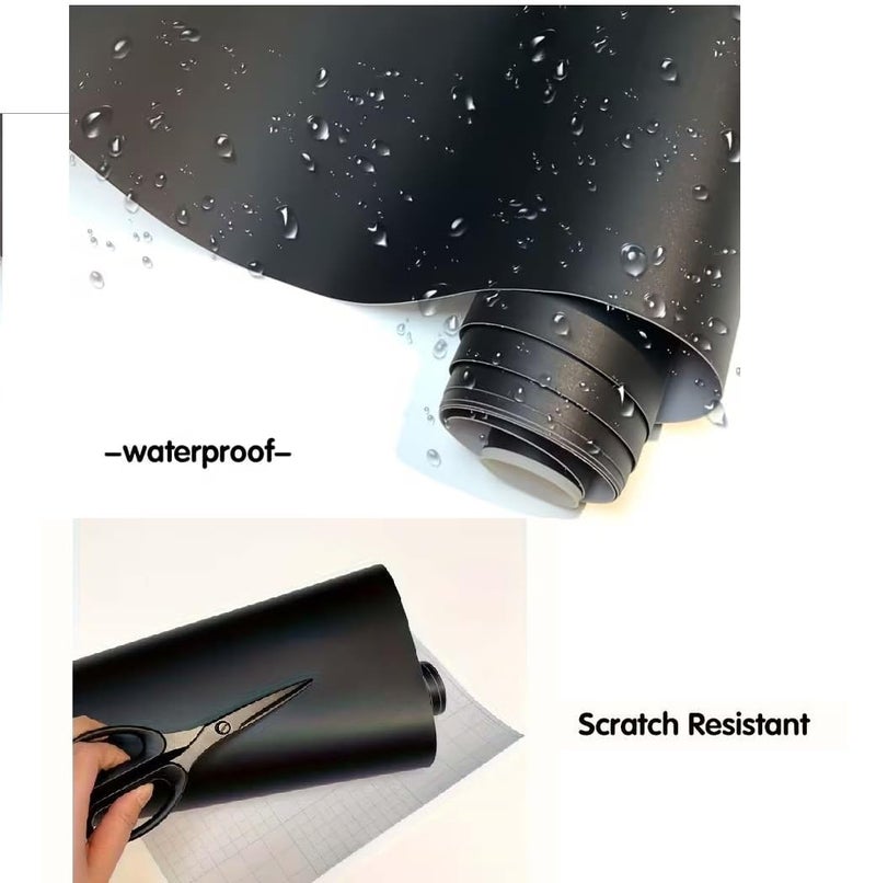 SUNBIRD Vinyl Wrap Self-Adhesive Car Stickers Decal Wrap 3D Carbon Fiber Waterproof Protection Sticker for Car,Bike Vehicle Cover Scratches, Motorcycles, Computers Styling (Matt Black, 30 x 121 cm) - Image 4