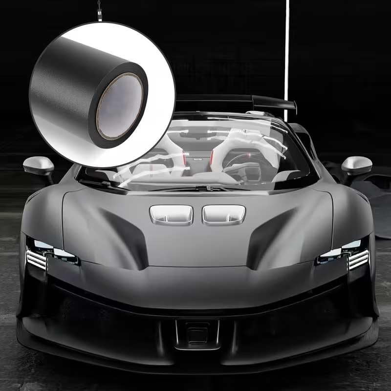 SUNBIRD Vinyl Wrap Self-Adhesive Car Stickers Decal Wrap 3D Carbon Fiber Waterproof Protection Sticker for Car,Bike Vehicle Cover Scratches, Motorcycles, Computers Styling (Matt Black, 30 x 121 cm) - Image 5