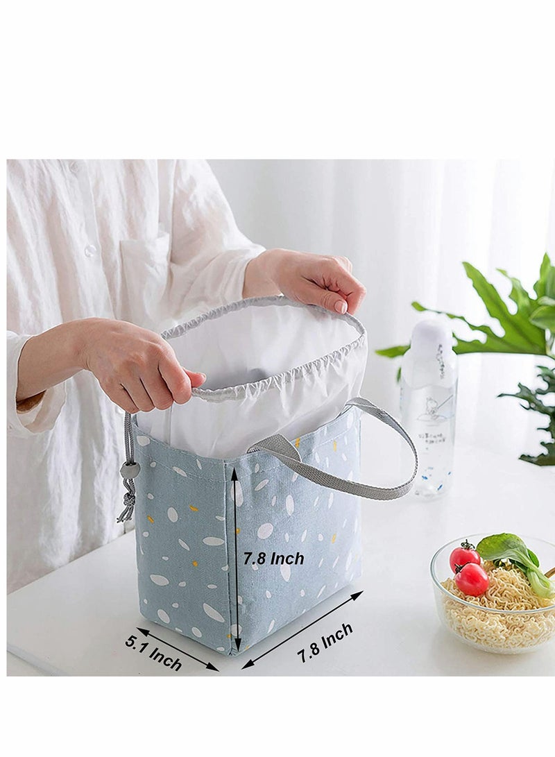 KASTWAVE حقيبة غداء، حقيبة غداء عازلة قابلة لإعادة الاستخدام، للنساء، سفر الطلاب، نزهة وصندوق غداء المدرسة 5 لتر (رمادي) - Image 5