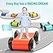TOP Bright Wooden Race Track Car Ramp Toys for Toddlers 13 Years Old with 6 Mini Cars 1 Car Garage Extra Bridges Toddler Montessori Toys for 1 Year Old Boys Girls Birthday - Image 4